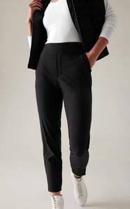 Athleta NWT  Brooklyn Mid Rise Ankle Pants Black