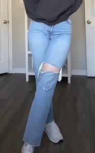 Abercrombie & Fitch Curve Love 90’s Straight Jean