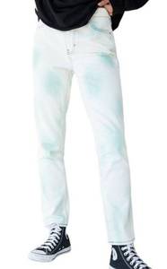 PacSun NWT  Eco White & Green Mom Jeans Relaxed Fit Tapered Denim Women’s Size 29