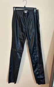 Faux-leather Pants