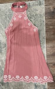 Pink Halter Dress