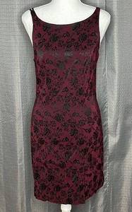 A-LIST BY WRAPPER SIZE 9 PURPLE & BLACK DRESS