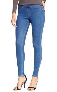 HUE the original jeans Jeggings leggings blue jeans pull up