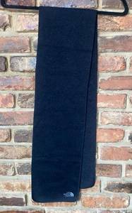 The North Face Black Polyester Fleece Unisex Scarf