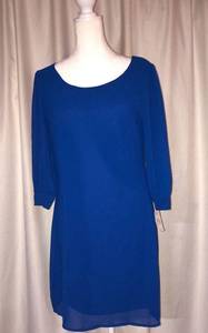 💕5️⃣Body central blue size Small dress with cut out design on the back NWT