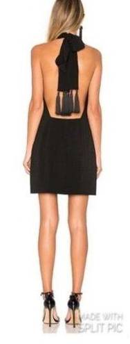 Cinq à Sept Cinq a Sept Faye black mini halter dress size Medium $425