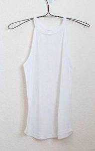 Lorna Jane white high neck sheer workout tank top size M