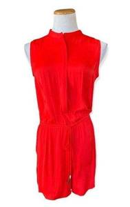 NWT Womens A.n.A. ANA Red Summer Romper - Sz S