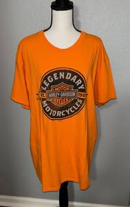 Harley Davidson Orange XL Graphic 2020 Lynchburg, TN Collectible Tee