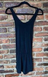 Onzie Black Sleeveless Twist Back Romper Women's One Size Fits Most