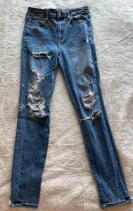 American Eagle Ripped Skinny Jeans