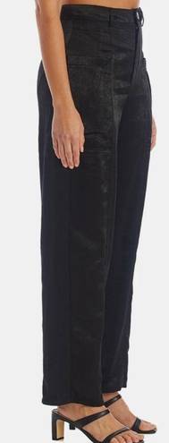 Current Air NWT  Satin Utility Cargo Pants Black