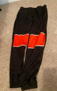 Forever 21 Racer Black and Red Joggers