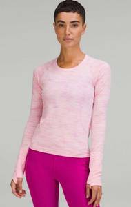 Lululemon Swiftly Tech Long Sleeve Shirt 2.0 Race Length Strawberry Milkshake 2