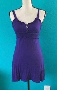 Early 2000s mini deep purple sundress in size xs from Lucy love