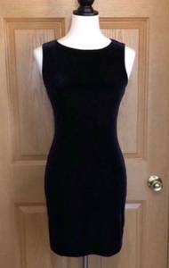 Black Sleeveless Sheath Dress  •Size 5/6