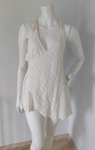 NWOT  Swim Cover Up With Crochet Straps