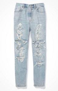 American Eagle Outfitters Mom Ripped Jeans