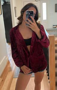 Velvet Blazer