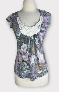 H.I.P. Nordstrom Vintage Y2K Floral Top | Small | Irresistibly Elegant