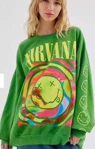 Urban Outfitters Nirvana Oversized Crewneck Sz S/M