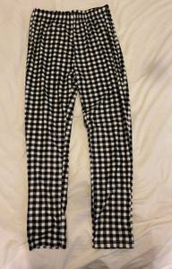 SheIn Black And White Checkered Pants