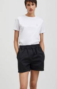 Merit Washed Out Black Chino Pull-On Shorts