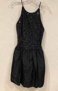 Jessica McClintock  Gunne Sax Floral Sequin Y2K Dress Size 8 EUC