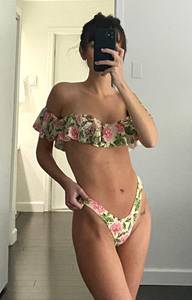 Forever 21 Off Shoulder Floral Bikini Set NWT