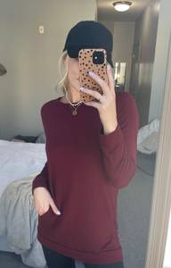 tunic sweatshirt