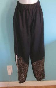 Metallic Glitter Hip Hop Dance Pants Weissman Adult Small