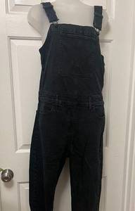 Lucky Brand Black Denim Overalls