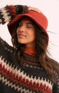 Free People Women's Wool Blend Bucket Hat