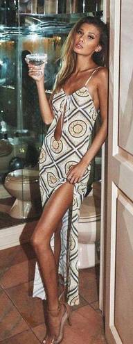 Jagger and Stone Printed Maxi Cover Up Dress