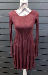 Small burgundy dress