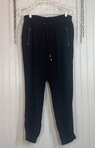 Converse Women’s Black Adjustable Waist Pull on Jogger Pants Size M