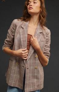 NWT  Anthropologie Double Breasted Blazer Size 4