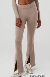 Alo Yoga Alo Taupe Airbrush High Waisted Flutter Legging