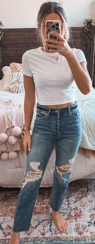 BDG Distressed Slim Straight Jeans 