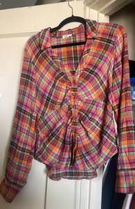 Flannel Button Up Size M