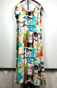 Jams World Multicolored Art to Wear Pride Promenade Short Sleeve Maxi Dress