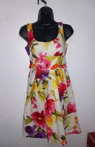 Xoxo watercolor floral dress