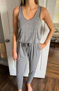 Gray Lounge Jumpsuit