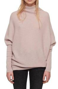Allsaints Wool Cashmere Blend Ridley Sweater in Pink
