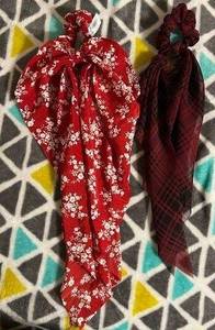 American Eagle AE scarf scrunchie bundle (NWT/NWOT)