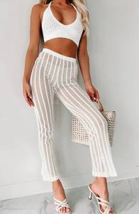 NanaMacs Crocheted Flare Pants 