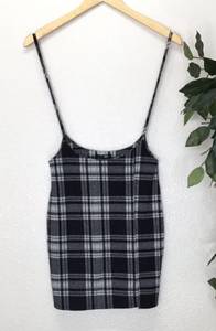 Plaid Jumper Skirt