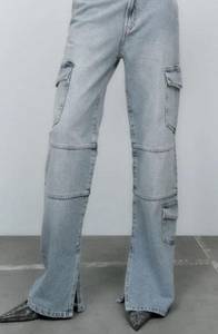 New  High Rise Trendy Wide Leg Denim