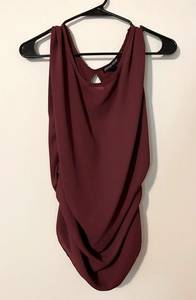 Maroon dress shirt