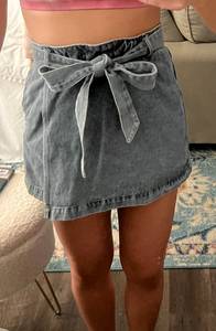 She + Sky Denim Skort